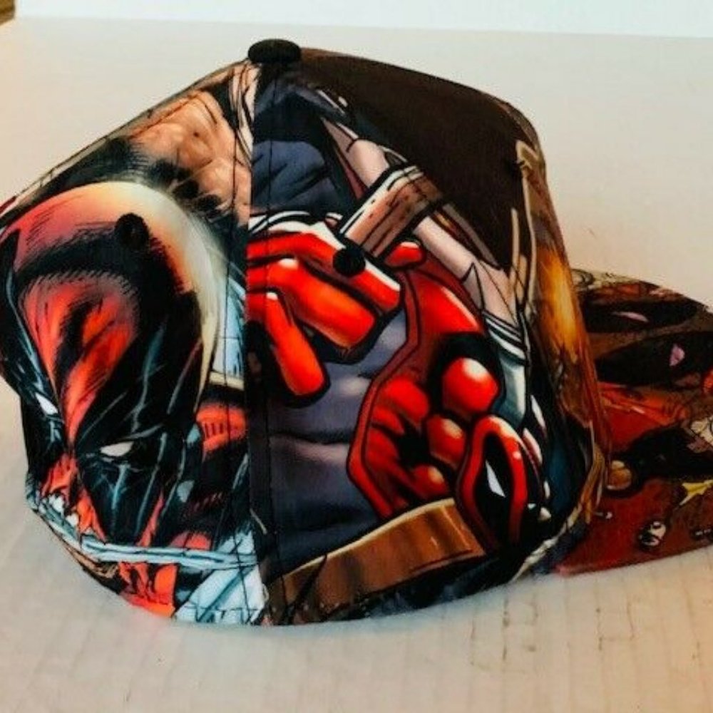 Deadpool Hat Snapback Hat Marvel Comics X-Men Wade - image 5